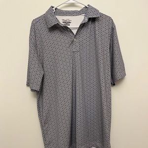 Straight Down Performance Men's Golf Polo Short Sleeve